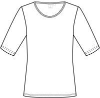 Greiff Damen-Shirt BASIC, Regular Fit, Stretch, 6680, schwarz, Größe XS