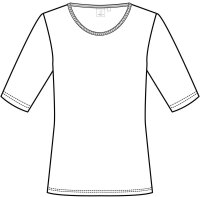 Greiff Damen-Shirt BASIC, Regular Fit, Stretch, 6680, schwarz, Größe S