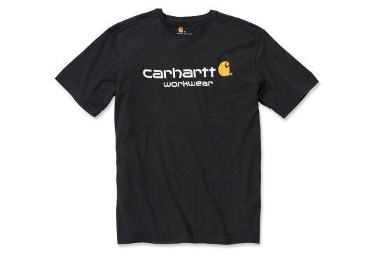 Carhartt  Herren Shirt - Core Logo Short Sleeve T-Shirt -  Black - M