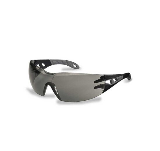 Uvex Sonnenbrille Schutzbrille pheos getönt, 100% UV-Schutz, gemäß EN 166 + EN 170