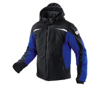 Kübler Winter Softshell Jacke, Farbe: Schwarz/Kbl. Blau, Größe: XS