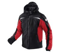 Kübler Winter Softshell Jacke, Farbe: Schwarz/Mittelrot, Größe: XL