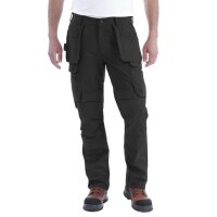 Carhartt Herren Steel Rugged Flex Relaxed Fit Double Front Multi-Pocket Work Pant, Farbe: Black, 36L34