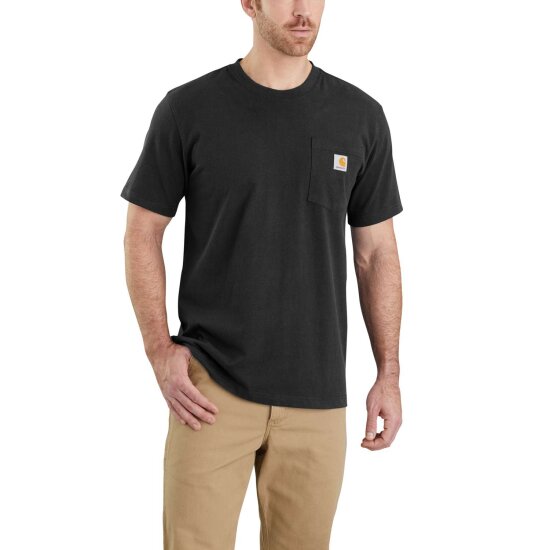 Carhartt Herren Relaxed Fit Heavyweight Short-Sleeve Pocket T-Shirt