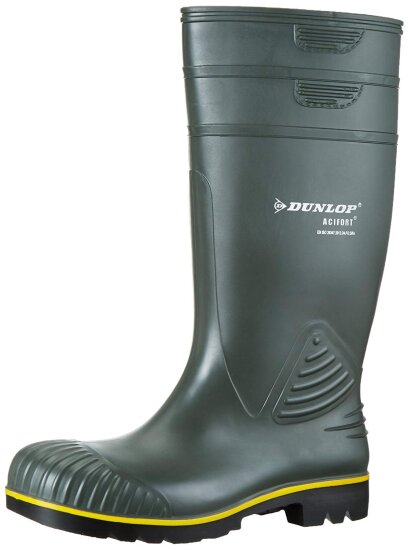Dunlop-Stiefel Modell B440631, Acifort Heavy Duty Gummistiefel, Farbe: Oliv/Grün, Größe: 46