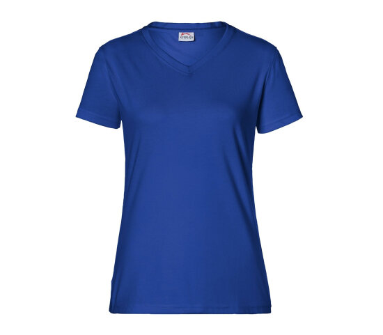 KÜBLER SHIRTS Damen T-Shirt, leicht tailliert und Femininer V-Ausschnitt
