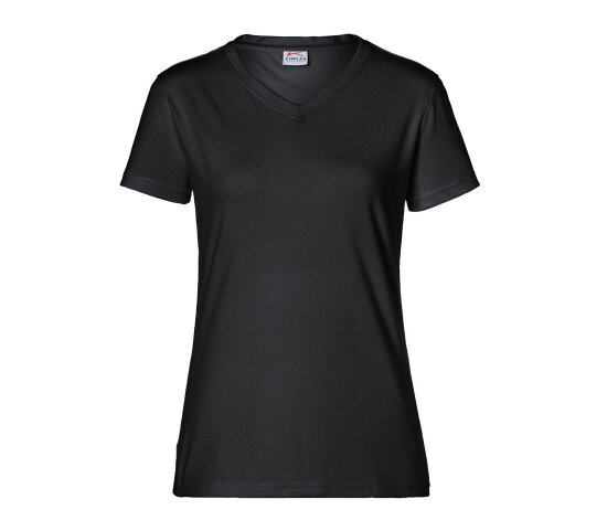 KÜBLER SHIRTS Damen T-Shirt, Farbe: Schwarz, Größe: 4XL