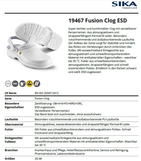 19467 Fusion ESD - Clog