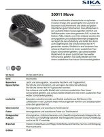 50011 Bubble Move - Sneaker Berufsschuh - Geeignet für Krankenhaus und Pflege, Gastronomie (HORECA) und Küche, Pharmaindustrie, Dienstleistung und Reinigung, Freizeit - Schwarz - Gr. 35