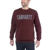 Carhartt 103853 Sweatshirt mit Blocklogo und Rundhalsausschnitt - Original Fit