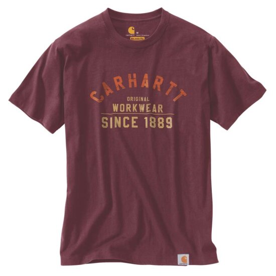 Carhartt 104103 T-Shirt mit Logo - Port - Gr. M