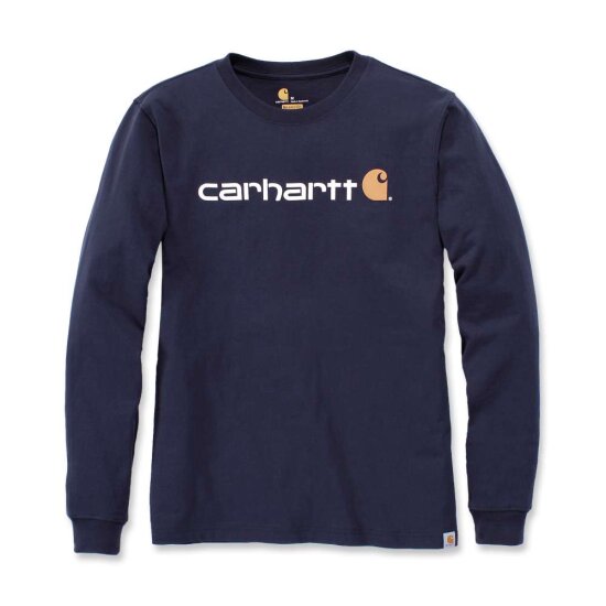 Carhartt 104107 Emea Langarmshirt mit Core-Logo-Aufdruck