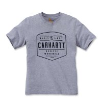 Carhartt 104135 T-Shirt mit Logo Built By Hand - Heather Grey - Gr. XXL