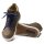 Birkenstock QS 700 S3 Sicherheitsschuh aus Nubukleder mit auswechselbarem Fußbett - Braun - Gr. 35