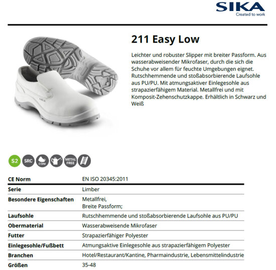 SIKA 211 Easy Low S2 SRC