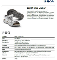 SIKA 22207 Motion Sandale OB SRC - Weiß - Gr. 43