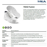 SIKA 19242 Fusion S2 SRC Stiefel - Ideal für die Pharma und Lebensmittelindustrie - Weiß - Gr. 35