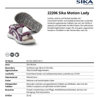 SIKA 22206 Motion Lady OB SRC - Lila - Gr. 35