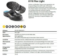 SIKA 8110 Flex Light offener Clog