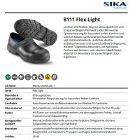 SIKA 8111 Flex Light geschlossener Clog - Schwarz - Gr. 36