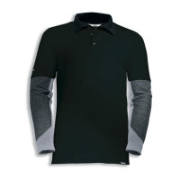 Uvex Poloshirt FR 7925; Farbe: Schwarz; Größe: M