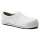 Birkenstock QS 400 S3 Sicherheitsschuh aus Naturleder mit auswechselbarem Fußbett - Weiß - Gr. 38