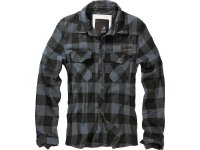 Brandit Checkshirt Farbe: black/grey; Größe: S
