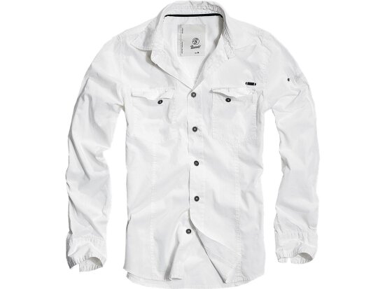 Brandit Shirt slim MEN Farbe: white; Größe: 3XL