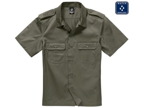 Brandit US Shirt shortsleeve Farbe: olive; Größe: S