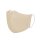 3-lagige NANO-Mehrweg-Maske Farbe: beige; Größe: M, 8 Stück