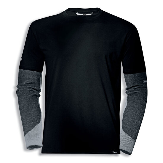 Uvex T-Shirt 7930; Farbe: Schwarz; Größe: SGR