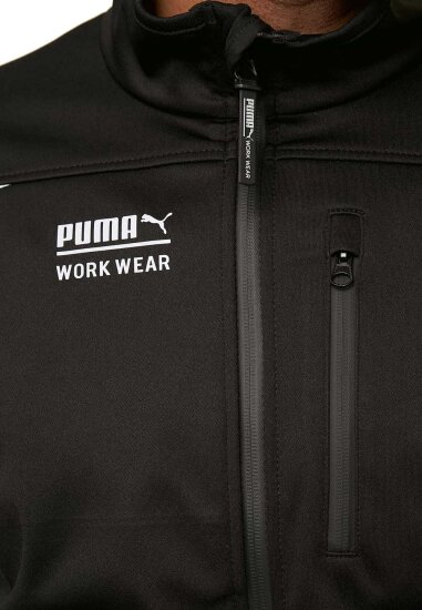 PUMA WORK WEAR Premium Arbeitsjacke - Softshelljacke aus robustem Gewebe und Reflektoren