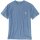 Carhartt 103296 Herren T-Shirt Work Pocket, Farbe: Coastal Snow Heather, Größe: XL