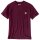Carhartt Herren Relaxed Fit Heavyweight Short-Sleeve Pocket T-Shirt, Farbe: Port, Größe: M