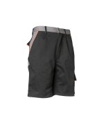 Planam - Visline Arbeitskleidung - Shorts, Schwarz/Orange/Zink, Gr: XS